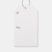 Sugarplum Swirls ギフトタグ (裏面)