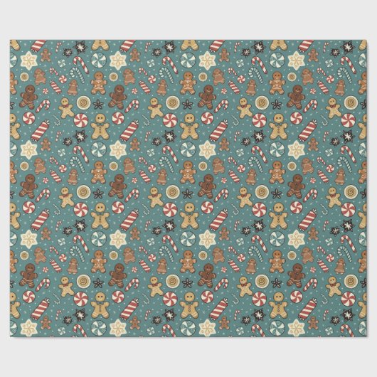 Sugarplum Swirls Wrapping Paper ラッピングペーパー (シーム)