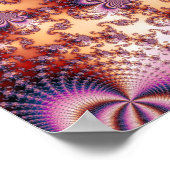 Sugarplums – フラクタルポスター ポスター (角)