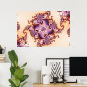 Sugarplums – フラクタルポスター ポスター (ホームオフィス)