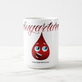 Sugartardの血の低下のマグ コーヒーマグカップ (中央)