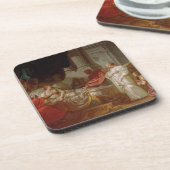 Suger、St Denis (1082-1152年)の大修道院長のポートレート、 コースター (左側)