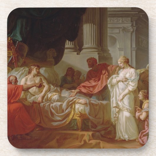 Suger、St Denis (1082-1152年)の大修道院長のポートレート、 コースター (正面)