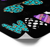 Suicide Awareness Shirt Messy Bun Hair Suicide Pre ポスター (角)