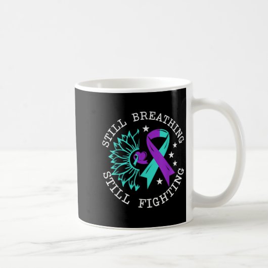 Suicide Awareness Suicide Prevention Suprt Survivo コーヒーマグカップ (右)