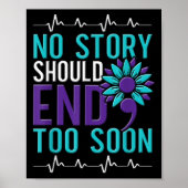 Suicide Awareness Suicide Prevention Suprt Survivo ポスター (正面)