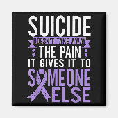 Suicide Awareness Suicide Prevention Suprt Survivo マグネット (正面)