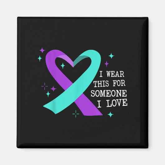 Suicide Awareness Suicide Prevention Suprt Survivo マグネット (正面)