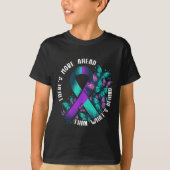 Suicide Awareness Suicide Prevention Suprt Survivo Tシャツ (正面)