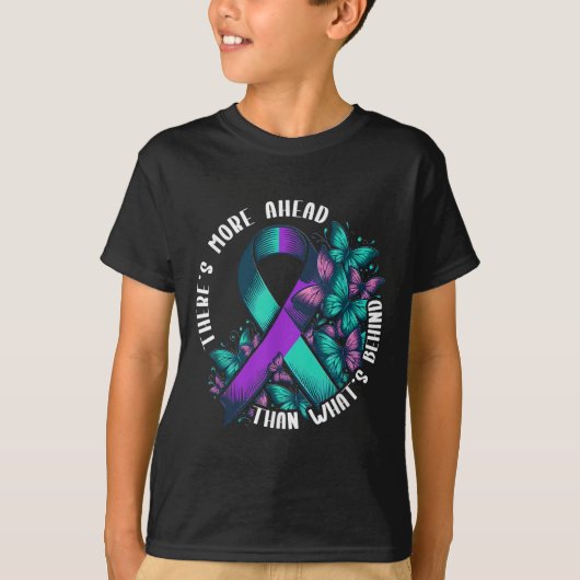 Suicide Awareness Suicide Prevention Suprt Survivo Tシャツ (正面)
