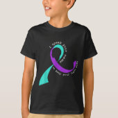 Suicide Awareness Suicide Prevention Suprt Survivo Tシャツ (正面)