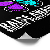 Suicide Awareness Suprt Suicide Prevention Awarene ポスター (角)