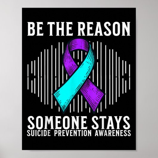 Suicide Awareness Suprt Suicide Prevention Awarene ポスター (正面)