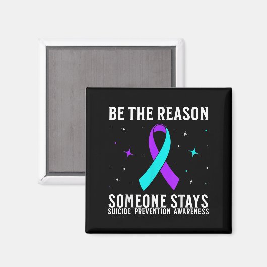 Suicide Awareness Suprt Suicide Prevention Awarene マグネット (正面/裏面)