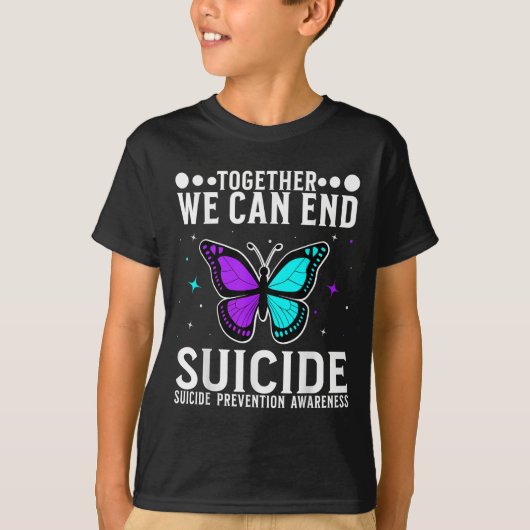 Suicide Awareness Suprt Suicide Prevention Awarene Tシャツ (正面)
