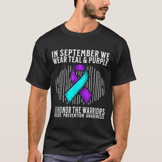 Suicide Awareness Suprt Suicide Prevention Awarene Tシャツ (正面)