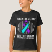 Suicide Awareness Suprt Suicide Prevention Awarene Tシャツ (正面)