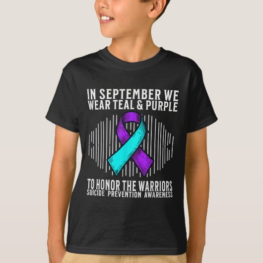 Suicide Awareness Suprt Suicide Prevention Awarene Tシャツ (正面)