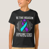 Suicide Awareness Suprt Suicide Prevention Awarene Tシャツ (正面)