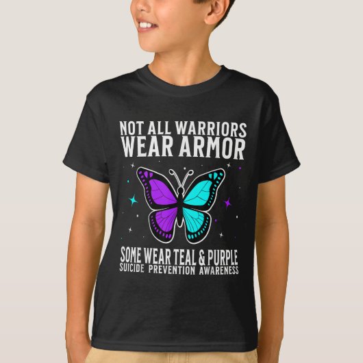 Suicide Awareness Warrior Suicide Prevention Aware Tシャツ (正面)