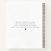 Suicide Loss Letters to Heaven Grief Journal Diary ノートブック (裏面)