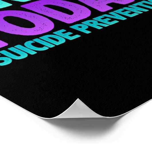 Suicide Prevention Awareness ポスター (角)