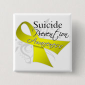 Suicide Prevention Awareness 缶バッジ (正面)
