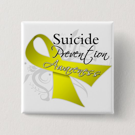 Suicide Prevention Awareness 缶バッジ (正面)
