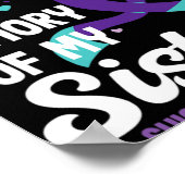 Suicide Prevention Awareness In Memory Of Sister  ポスター (角)