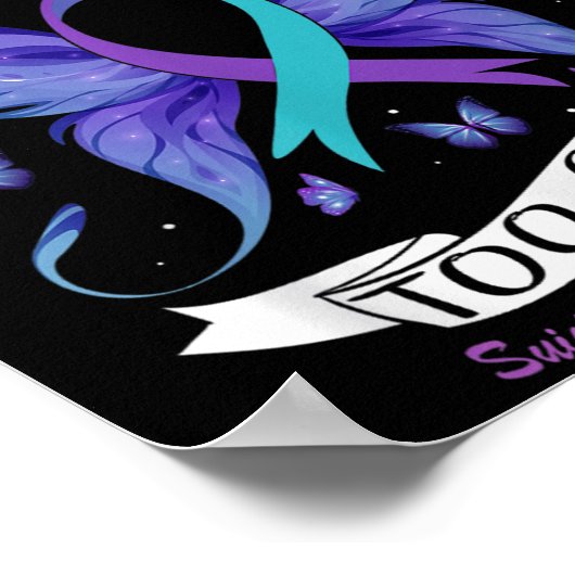 Suicide Prevention Awareness - No Story Should End ポスター (角)