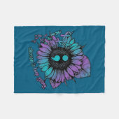 Suicide Prevention Awareness Shirt Choose To Keep  フリースブランケット (正面(横))