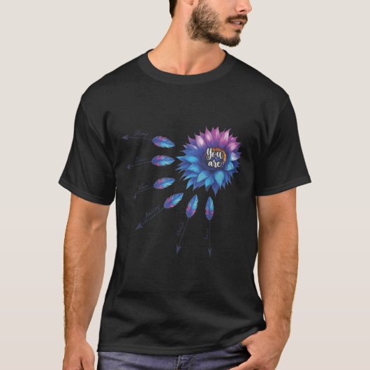 Suicide Prevention Awareness Sunflower You Are 988 Tシャツ (正面)