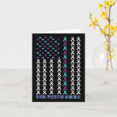 Suicide Prevention Awareness Survivor Support Amer カード (黄色い花)