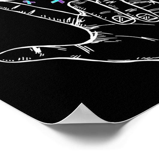 Suicide Prevention Awareness Week Butterfly Love H ポスター (角)