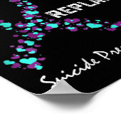 Suicide Prevention Awareness You Can Never Be Repl ポスター (角)