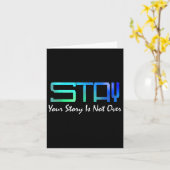 Suicide Prevention Awareness _ Your Story Is Not O カード (黄色い花)