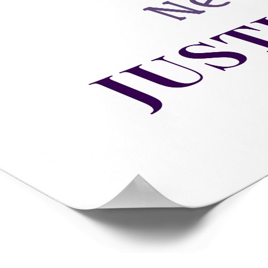 Suicide Prevention Memorial Funeral Welcome Sign ポスター (角)