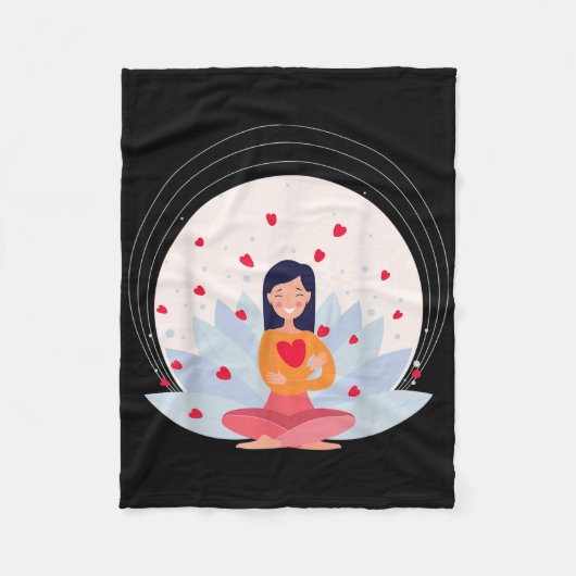 Suicide Prevention - Mental Health Awareness 8  フリースブランケット (正面)