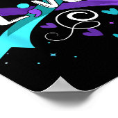 Suicide Prevention - Semicolon Suicide Awareness R ポスター (角)