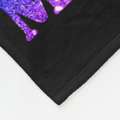 Suicide Prevention Shirt, Teal & Purple In Mem フリースブランケット (角)