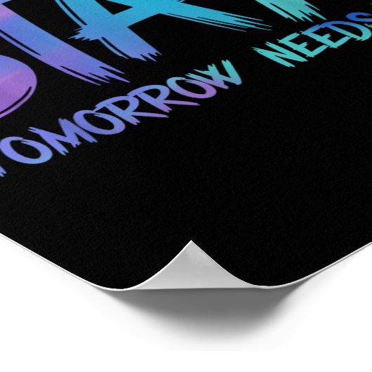 Suicide Prevention Stay Tomorrow Needs You Awarene ポスター (角)