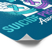 Suicide Prevention Suprt Break Stigma Suicide Awar ポスター (角)