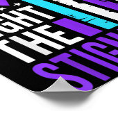 Suicide Prevention Suprt Fight The Stigma Vintage ポスター (角)