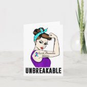 Suicide Prevention Warrior Unbreakable Perfect Str カード (正面)