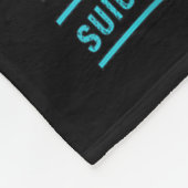 Suicide Prevention Wear Teal Purple For Someone Aw フリースブランケット (角)