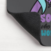 Suicide Prevention Wear Teal Purple Someone Meant  マウスパッド (コーナー)