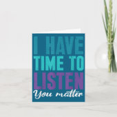 Suicide Prevention You _ I For Suprters  カード (正面)