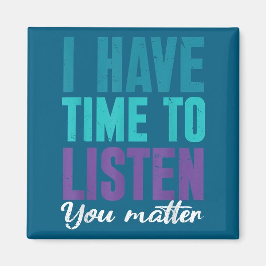 Suicide Prevention You _ I For Suprters  マグネット (正面)