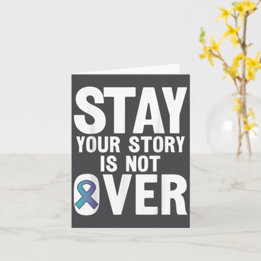 Suicide Prevention Your Story _ I For Suprters  カード (黄色い花)