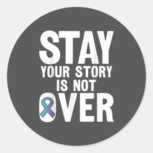 Suicide Prevention Your Story _ I For Suprters  ラウンドシール (正面)